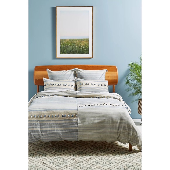 Anthropologie Bedding Anthropologie Woven Mariella Duvet Cover Only